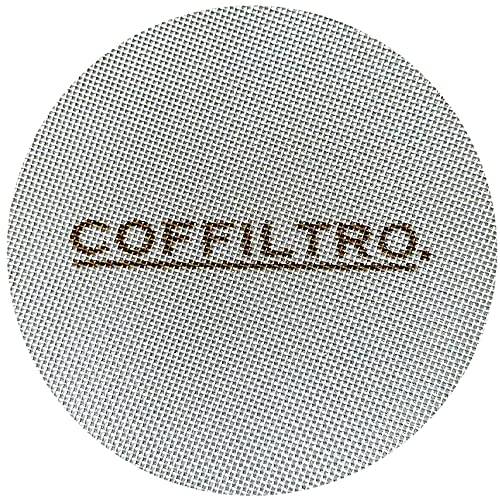 COFFILTRO. 53.5mm 에스프레소,커피 라운드,둥근 스크린 포터필터 스크린 커피 필터 매쉬 - 316 스테인레스 스틸 1.7mm 두께 100μm