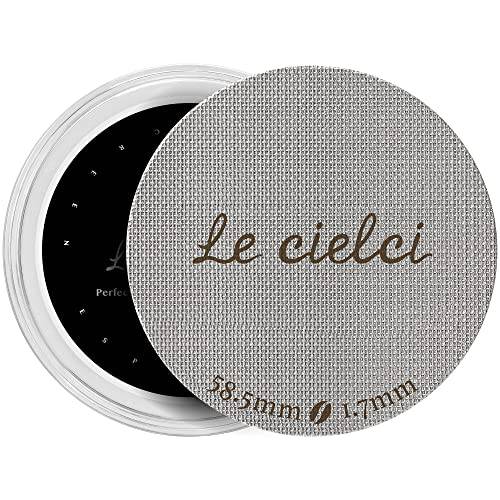Le cielci® 58.5mm 커피 포터필터 라운드,둥근 스크린 | Lower 샤워 스크린 | 접촉 샤워 스크린 | 적용가능한 사용 E61 Grouphead or 58mm 바구니 | SUS 316 솔리드 multi-layers 매쉬.