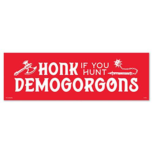 정품 프레드 기묘한이야기, 범퍼 자석, Honk If You Hunt Demogorgons, 다양한컬러