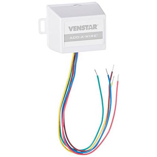 Venstar ACC0410 Add-A-Wire 악세사리 24 VAC Thermostats (4 to 5 전선), 화이트
