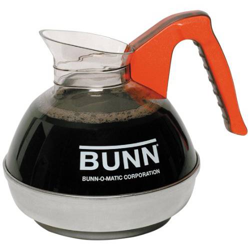 BUNN 간편 Pour 상업용 12-Cup 커피 디캔터, 와인 에어레이터, 오렌지, 6101.0101