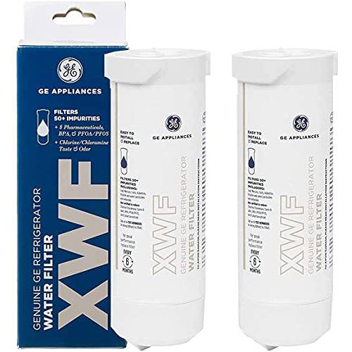 XWF 냉장고 용수필터, 물 필터, 정수 필터 교체용 GE 냉장고 용수필터, 물 필터, 정수 필터 XWF 용수필터, 물 필터, 정수 필터-2 팩
