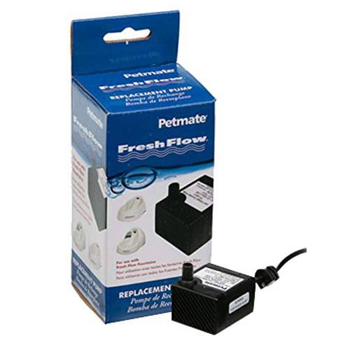 Petmate Fresh Flow 디럭스 교체용 펌프 120V - 간편 설치 - AC 어댑터 and 케이블 포함 멀티 36 온스 29027