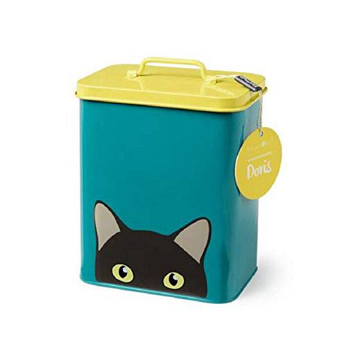 Burgon& Ball Creaturewares GCR/ 고양이 애완동물 요리,음식 스토리지 Tin Doris’ 고양이
