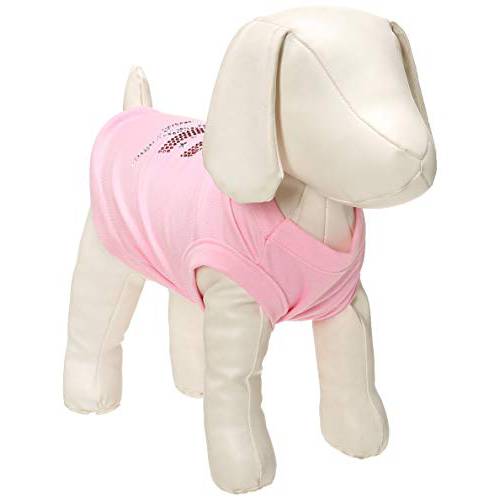 Mirage Pet Products 12-Inch Peace 트리 프린트 셔츠 애완동물, 미디엄, 브라이트 핑크