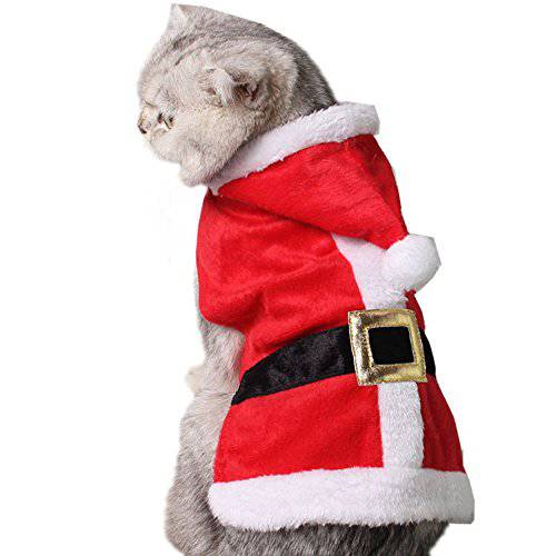 Bolbove  애완동물 크리스마스 Santa 클로스 Suit 할로윈 모자 고양이 강아지
