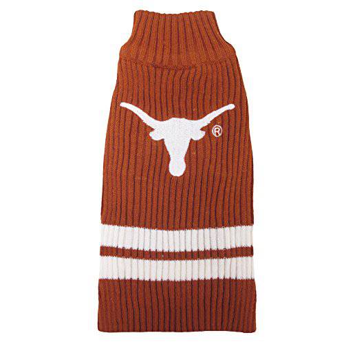 Pets First Collegiate Texas Longhorns 애완동물 스웨터