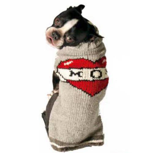 Chilly Dog Tattooed Mom 강아지 스웨터, X-Large
