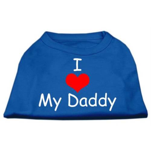 Mirage Pet Products 16-Inch I Love My Daddy 스크린 프린트 셔츠 애완동물, X-Large, 블루
