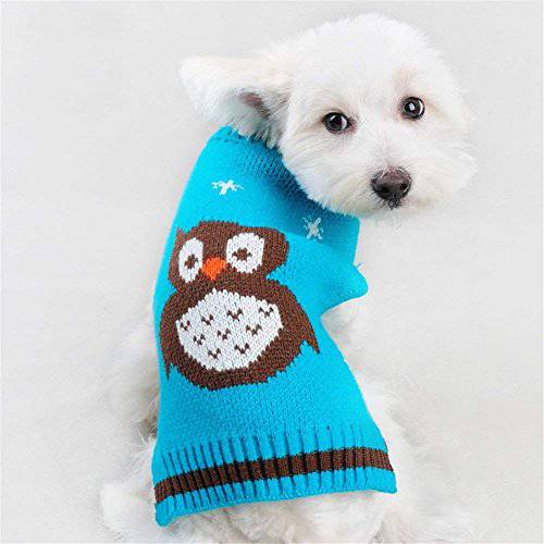 NACOCO 애완동물 옷 The Owl 스웨터 The 고양이 강아지 스웨터 크리스마스 애완동물 재킷 강아지 Apparel