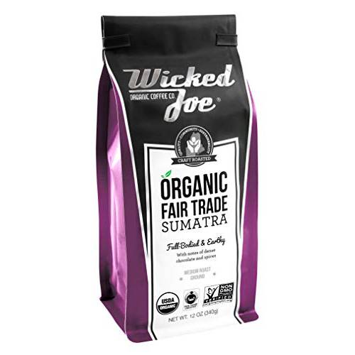 Wicked Joe Coffee Sumatra Ground, 12 oz