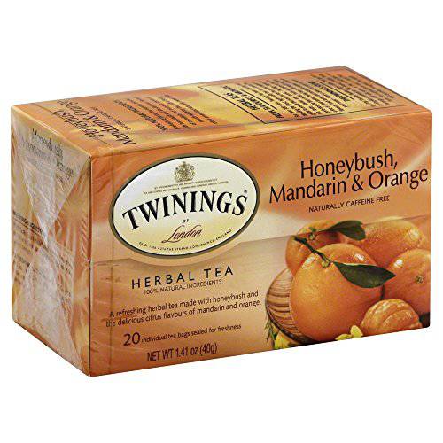 Twinings Herbal Unwind African Honeybush, Mandarin and Orange Tea, 120 Count
