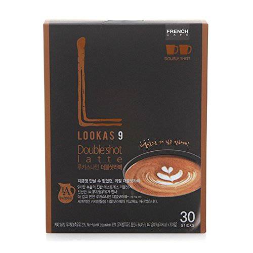 French Cafe Namyang LOOKAS 9 Double Shot Latte (447g/14.9g x 30sticks)