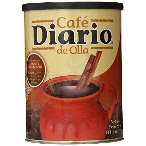 Cafe Diario Ground Coffee, De Olla, 11 Ounce (SYNCHKG057231)