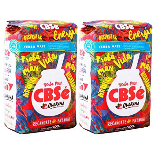CBSe Yerba Mate Energia | Energy Herbal Tea 500 gr. (2 Pack) Gluten Free - New Packaging.