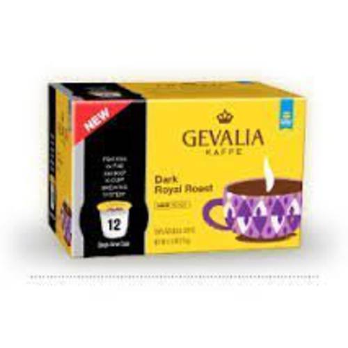 Gevalia Dark Royal Roast 3 Boxes of 12 cups.