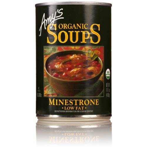 Amy’s Organic Minestrone Soup, Low Fat, Vegan, 14.1-Ounce