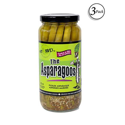 The Asparagoos - Garlic & Dill, Pickled Asparagus, 16.9 oz (3 pack)