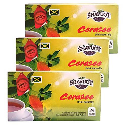 Shavuot Jamaican Cerasee Tea 24 Tea Bags (Pack of 3)