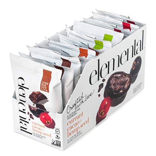 Variety Pack 12 Seedbars by Elemental Superfood | Refrigerated Bar | Organic Ingredients, Plant Based, Gluten-Free, Non-GMO Verified, Kosher, Dairy-Free