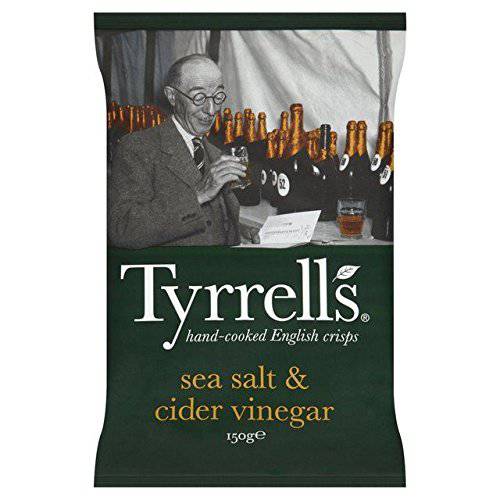 Tyrrells Sea Salt & Cider Vinegar Crisps - 150g