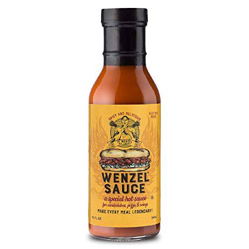 Wenzel | 1 Sandwich Hot Sauce Spicy Tangy Delicious Makes For A Legendary Meal, 12oz Bottle