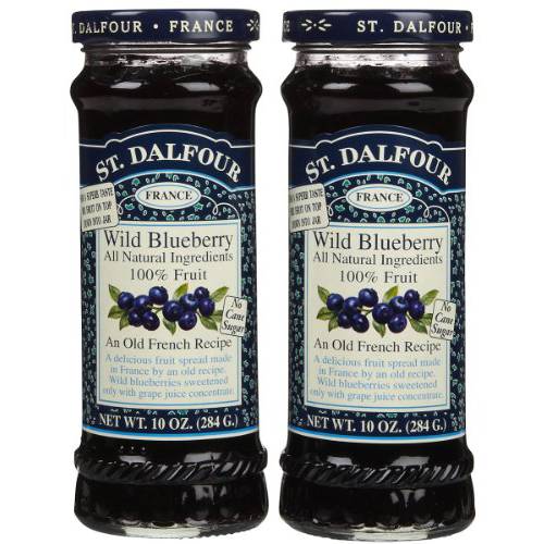 St. Dalfour Wild Blueberry Conserves - 10 oz - 2 Pack