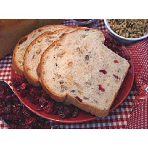 The Prepared Pantry Cranberry Nut Gourmet Bread Mix Single Pack For Bread Machine or Oven