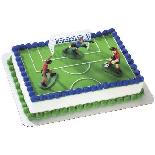 Soccer- Kick Off Boys DecoSet Cake Decoration