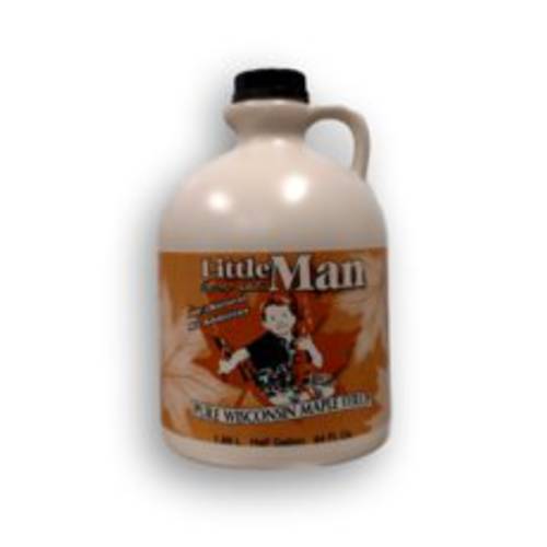 100 % Pure Wisconsin Maple Syrup Grade B/Grade A Dark Robust 1/2 Gallon (Half Gallon)