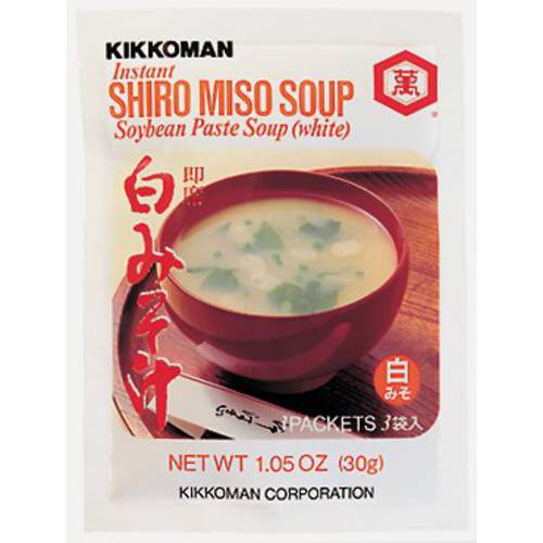 Kikkoman Instant Shiro Miso (White) Soup Value Pack (9 Pockets) - 3.15 Oz