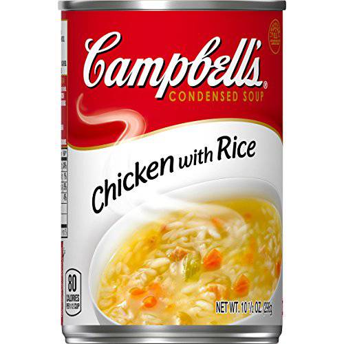 Campbell’s Condensed Chicken with Rice Soup, 10.5 Ounce Can (Pack of 12)