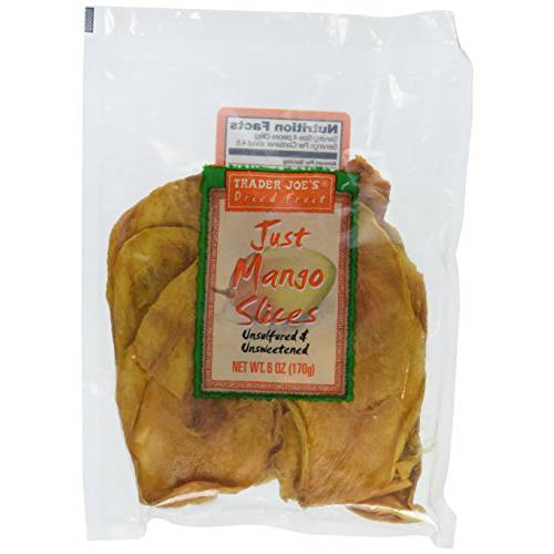 3 Pack Trader Joe’s Dried Fruit Just Mango Slices (6 Oz)