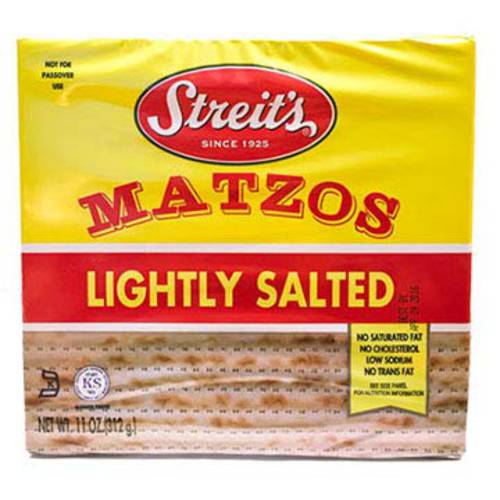 Streits, Lightly Salted Matzo, 11oz (3 Pack)