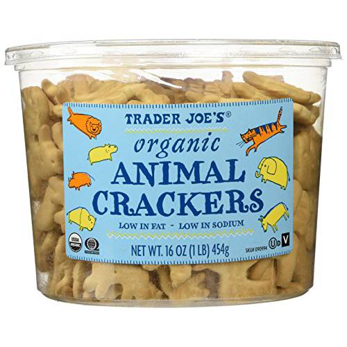 Trader Joes Organic Animal Crackers 16 Oz.