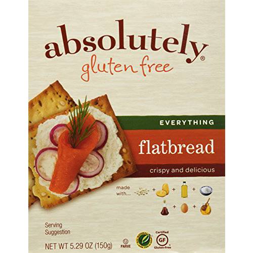 Absolutely Gluten Free Everything Flatbread, 5.29-Ounce (3-Pack)