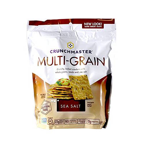 Crunchmaster Cracker - Sea Salt Flavor Gluten-Free, 4.5oz (Pack of 2)