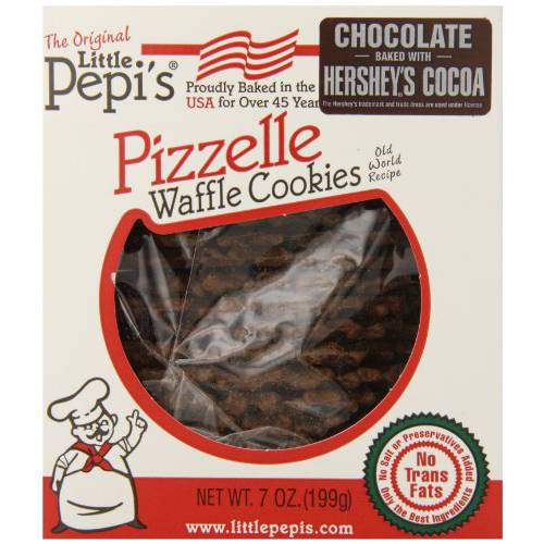 Little Pepi’s Pizzelles, Chocolate, 7 Ounce