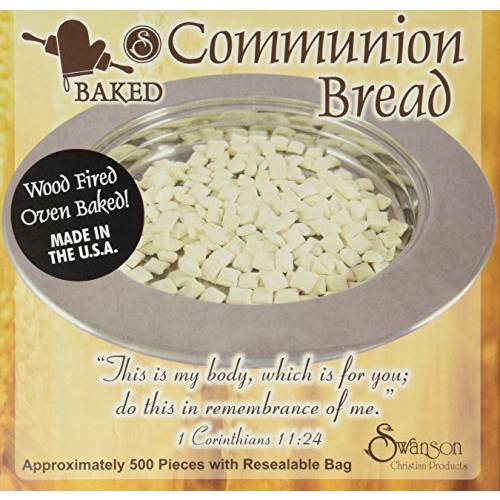 CommBread - Baked Unleavened Hard CommBread - Church Supplies - Package of approx. 500 pieces