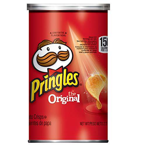 Pringles Potato Crisps Chips, Original, 2.3oz (12 Count)