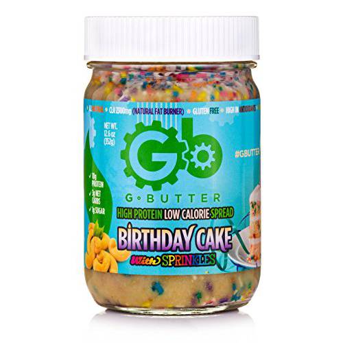 G Butter High Protein Low Calorie Spread - Birthday Cake