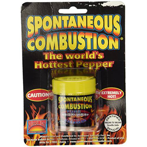Spontaneous Combustion Habanero Pepper - Ultimate Pepper Gift - Try if you dare… …