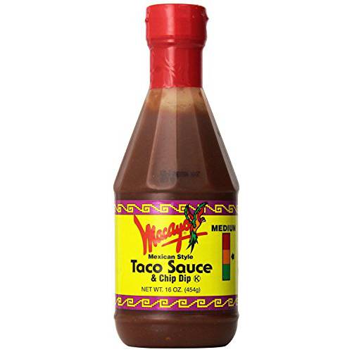 Macayos Mexican Style Taco Sauce & Chip Dip 16oz - Medium