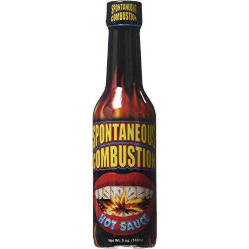 Spontaneous Combustion Hot Sauce with Habanero - 5 oz – Try if you dare – Perfect Gourmet Gift for the Hot Sauce Fan