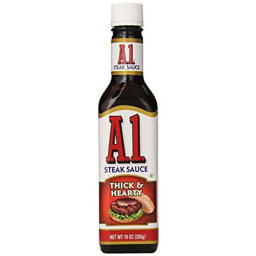 A.1. Sauce 10oz Glass Bottle (Pack of 4) Flavor Below (Thick & Hearty)