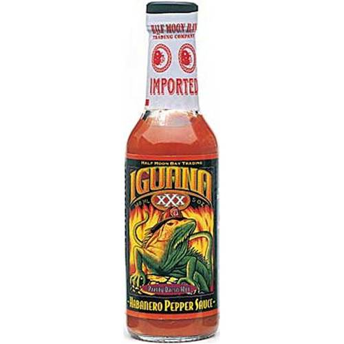 Iguana XXX Habanero Pepper Sauce, 5-Ounce Bottles (Pack of 6)