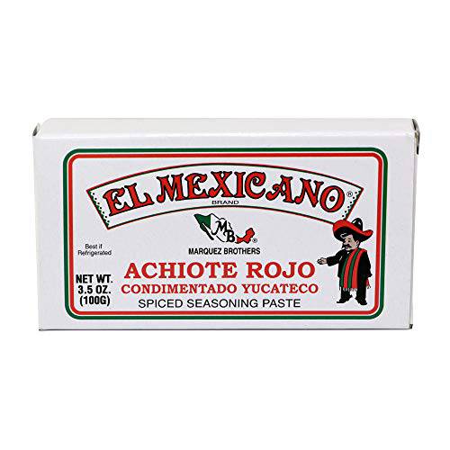El Mexicano Achiote Paste (Red, 3.5 oz)(Pack 1)