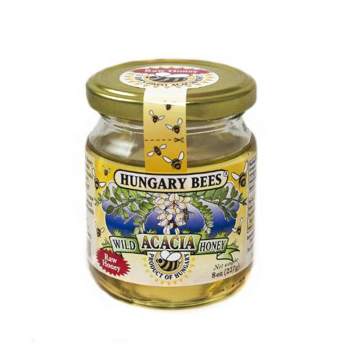 HUNGARY BEES Wild Acacia Honey, 8.8 OZ