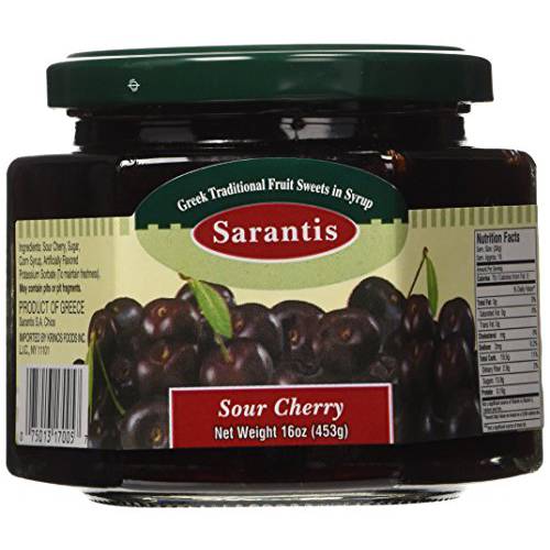 Sour Cherry Preserve (sarantis) 16oz
