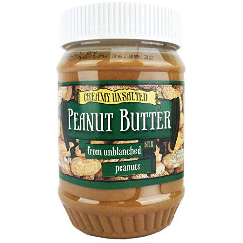 Trader Joe’s Creamy Unsalted Peanut Butter From Unblanched Peanuts